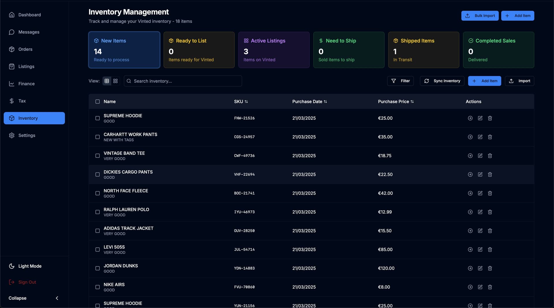 Inventory Management